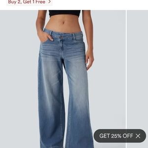 HALARA Light Blue Flare Jeans